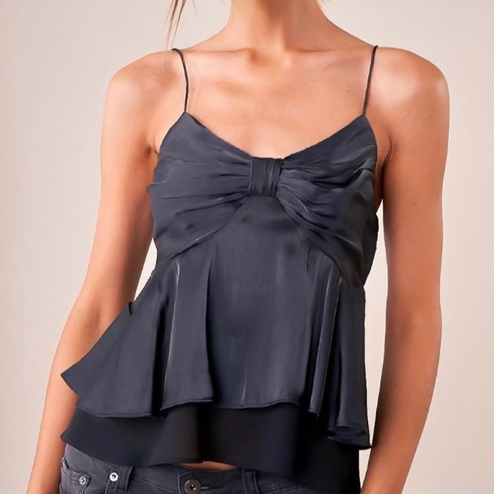 Sugarlips Bow Black Cami Top Small